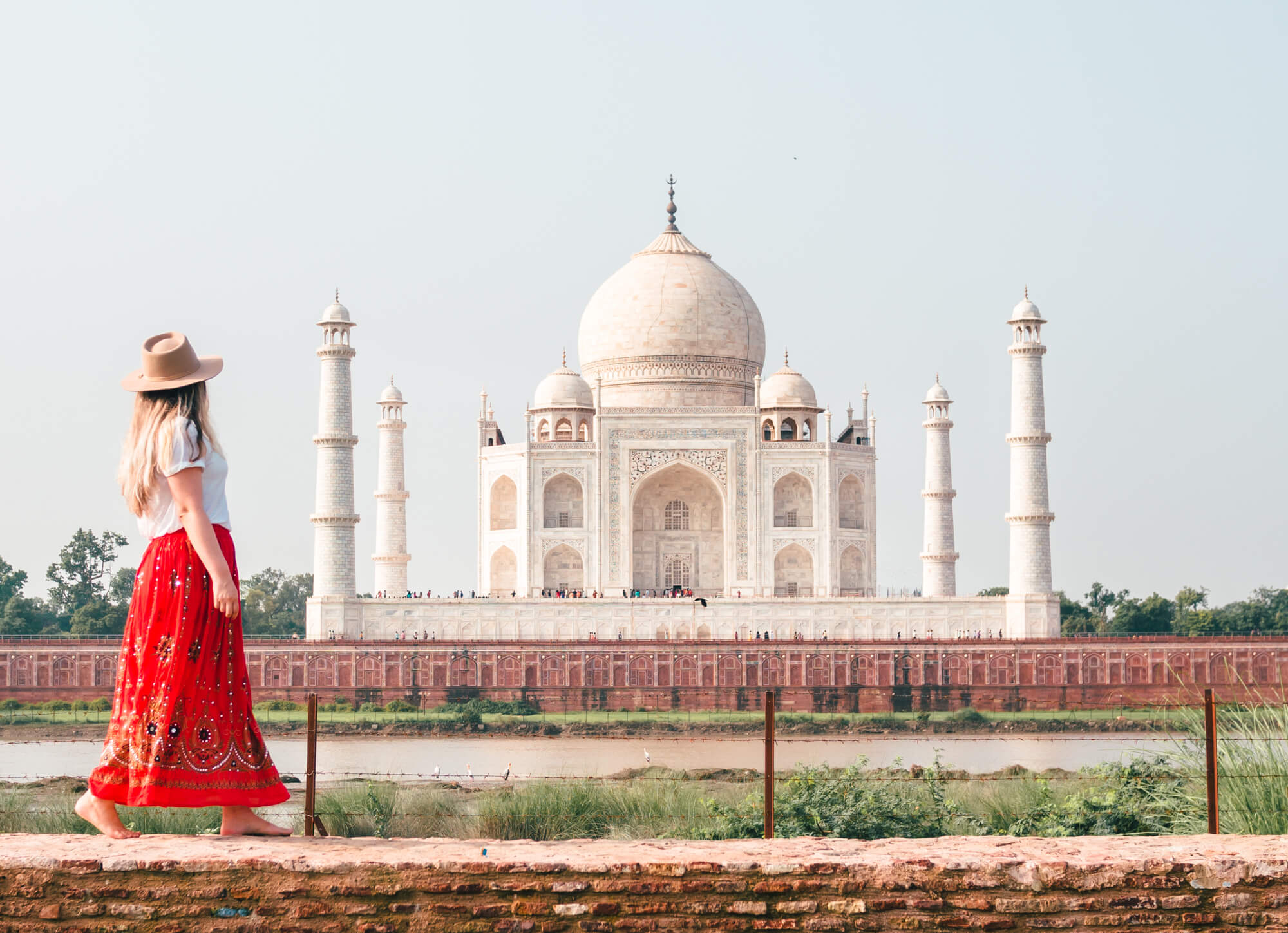 Mehtab Bagh (Moonlight Garden) - The best view of Taj Mahal ...